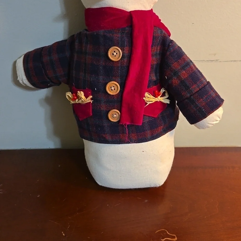 Vintage Target Weighted Fabric Snowman